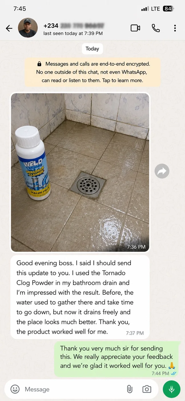 Customer testimonial