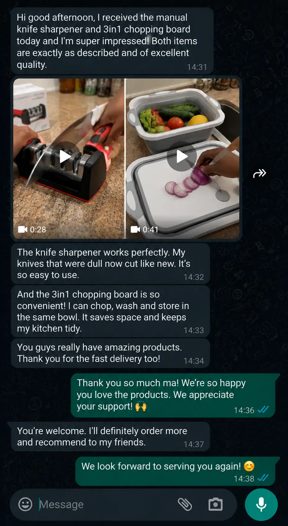 Customer review